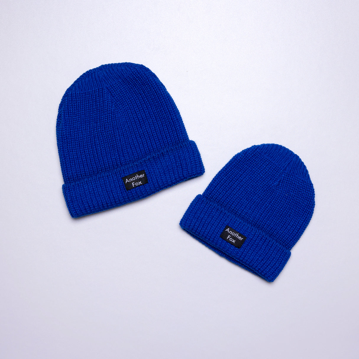 Blue Knit Beanie