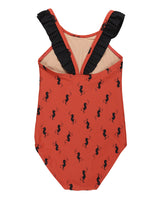 Seahorse Swim Costume Back