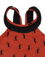 Seahorse Swim Costume Top