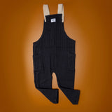 indie stories another fox black relaxed quilted dungarees 3